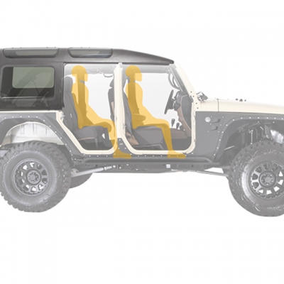 Hard Top Techo Alto Jeep Wrangler JK 4 puertas